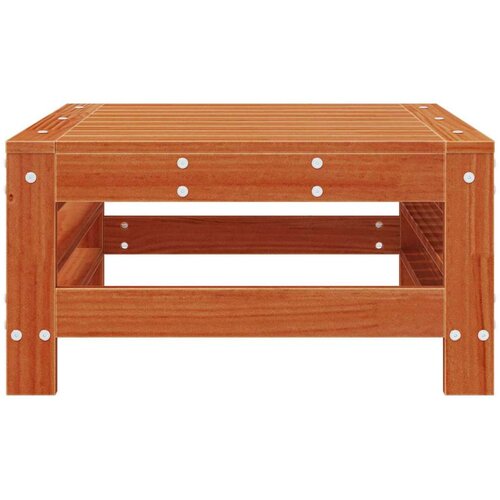  Sekcionalna sofa Čvrsto borovo drvo Vosak Smeđa - Vosak smeđa bor naslon za noge Slike