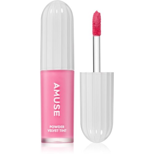 AMUSE Powder Velvet Tint dolgoobstojna tekoča &amp;scaron;minka z mat učinkom odtenek 07 Salty Grape 3.3 g Slike