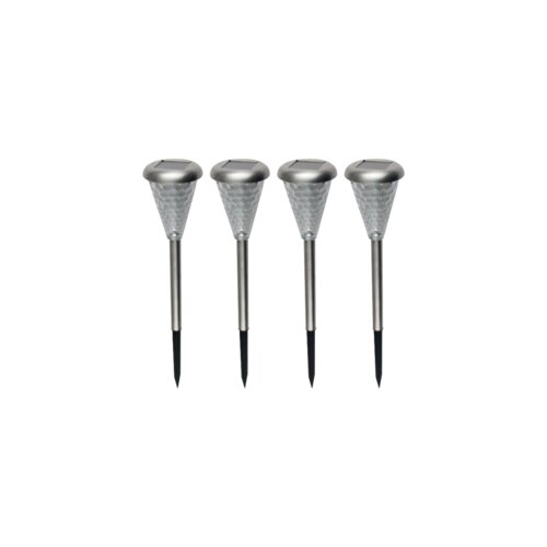 Home Solarna vrtna LED lampa, metal/staklo, set 4 komada, 300 mAh - MX 811/4 Cijene