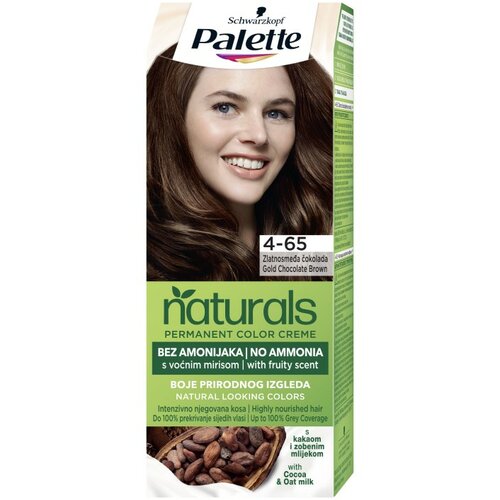 PALETTE PNC palette permanent natural colors boja za kosu 765 golden chocolate Slike