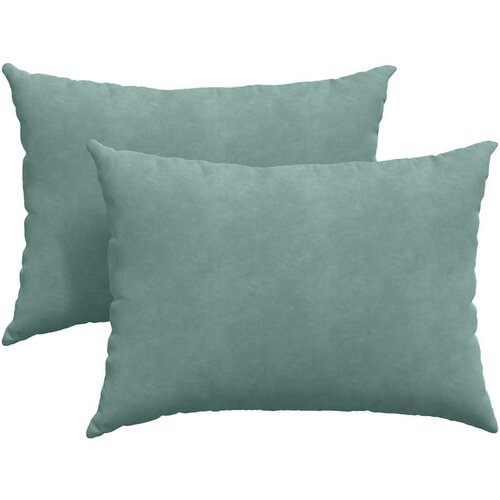 vidaXL Blazine za kavč 2 pcs Morsko zelena 70 x 50 cm Žametna tkanina, (5000083620) Cene