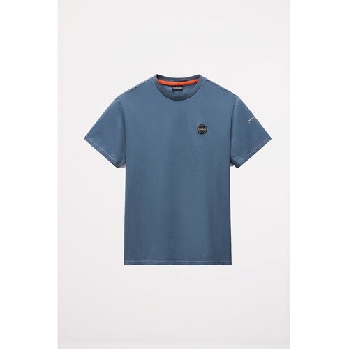 Napapijri Majice & Polo majice S BADGE Siva Cene