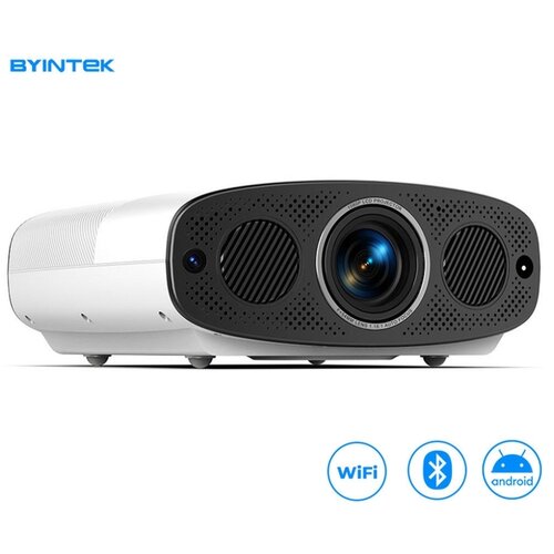 Byintek prenosni LED projektor VEVSHAO A22, Android, Dual WiFi, Bluetooth, 1000 ANSI lumnov, stereo zvočniki, samodejni fokus, deljenje zaslona, max Cene