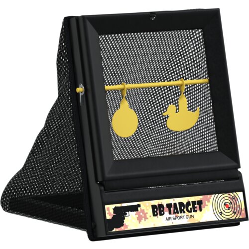 VidaXL Airsoft cilj Crna 19 x 26 x 25 cm Plastika Slike