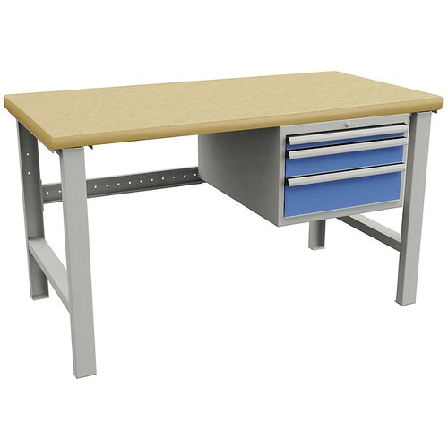 Treston Modulna delovna miza, z visečimi predali, plošča multipleks, ŠxG 1500 x 750 mm Cene