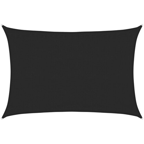  Jedro za za&amp;scaron;titu od sunca 160 g/m&amp;sup2; crno 3,5 x 5 m HDPE Slike