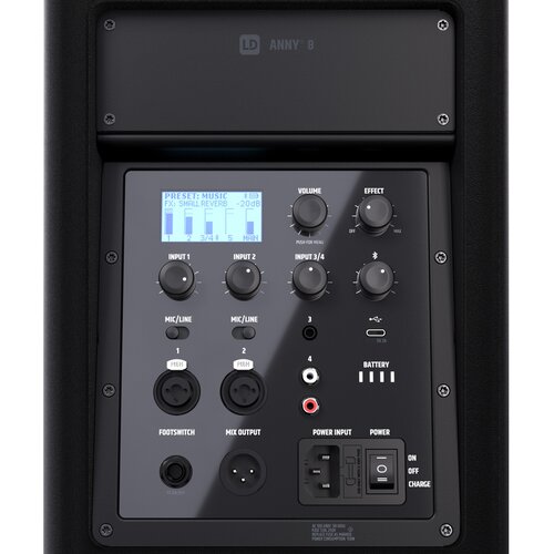 Ld Systems ANNY&amp;reg; 8 Akumulatorski zvočnik z me&amp;scaron;alno mizo - - Audio-Kondric Slike