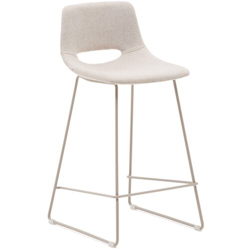 Kave Home Bež barska stolica (visine sjedala 65 cm) Zahara &amp;ndash; Slike