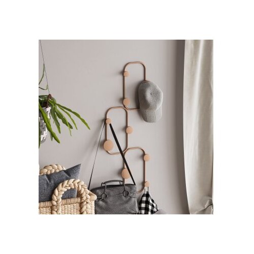 WALLXPERT metalna zidna kuka bakarna boja lizzard c Slike