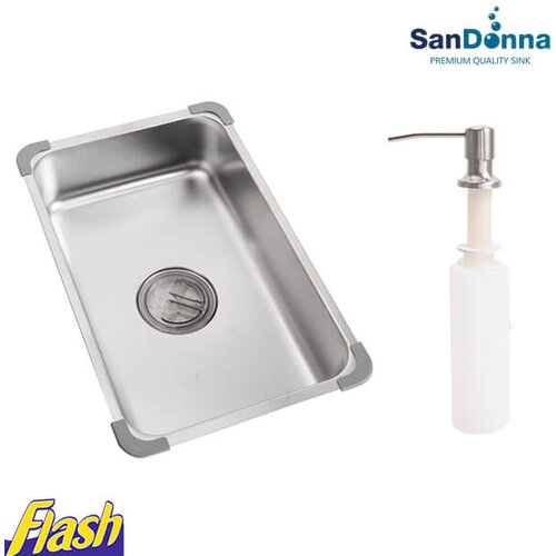  Hrom INOX Sudopera (SET) - SanDonna - HD6050R Slike