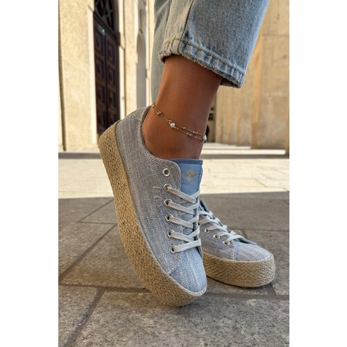 Lee Cooper Womens Platform Sneakers With Weaving Slike