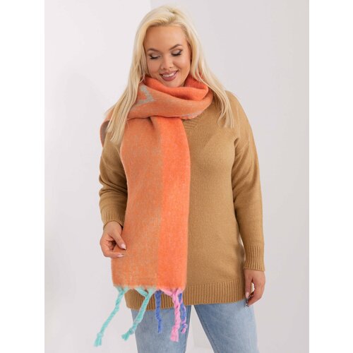 Fashion Hunters Orange women's winter scarf Cene