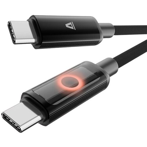 Avax Kabl CB653 Pulsey / USB-C to USB-C / 60W / 0.5m braided / Gray Cene