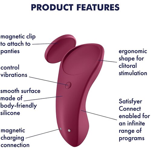 Satisfyer vibrator Sexy Secret, s aplikacijom Slike