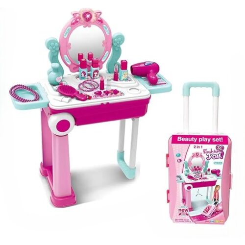Topi Toys Interaktivni sto za šminkanje, 21 deo, Roze Cene
