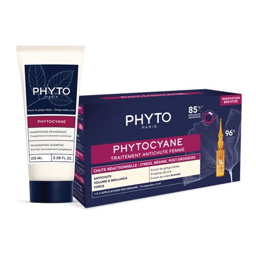 Phyto cyane set 1 - women reactional tretman 12X5ML + poklon šampon 100ML Slike