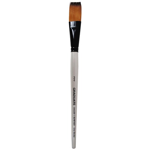DALER ROWNEY Čopič plo&amp;scaron;čat-sintetično vlakno-GRADUATE velikost 3/4 (slikarski čopiči) Slike