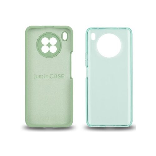 Just In Case Set dve maske za telefon Honor 50 Lite Extra case MIX PLUS zelena i tirkizna Cene