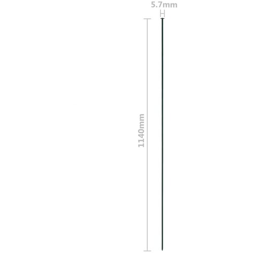  Set vrtnih ograda 115 x 79 cm zeleni Slike