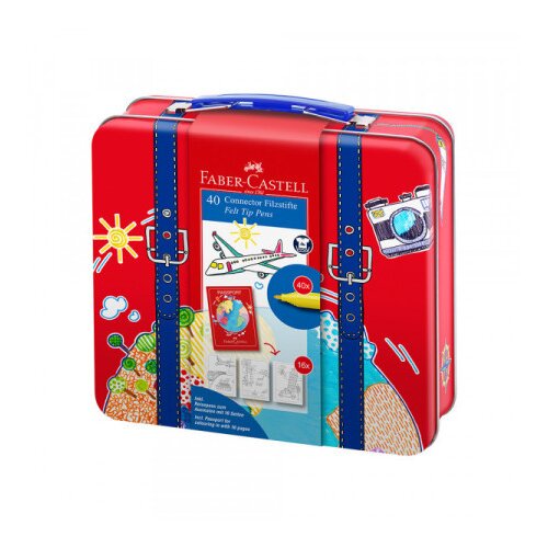 Faber-Castell flomasteri set koferče connect 155535 155535 Cene