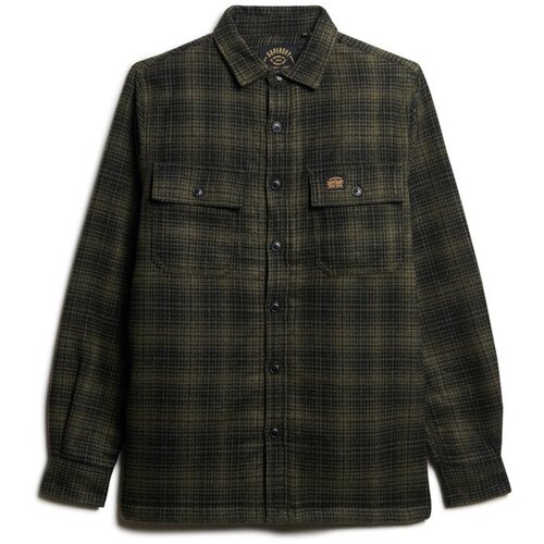 Superdry muška Wool Miller košulja M4010720A_B9D Slike