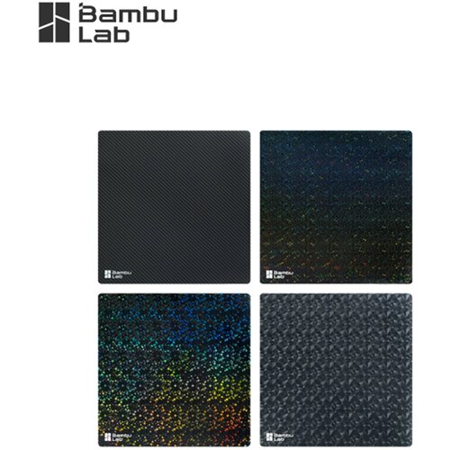 Bambu Lab 3D effect sheets combo with plate Cene