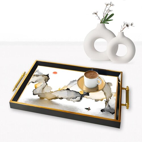 Aberto Design Poslužavnik TPA9876 50 x 29 x 3.5 cm, Šareni Cene