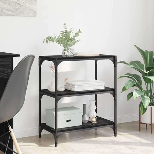 vidaXL Ormarić za knjige Crni hrast 60 x 33 x 71 cm Konstruirano drvo Cijene