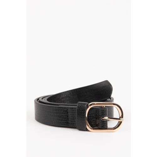 Defacto Women&#39;s Faux Leather Classic Belt