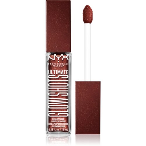 NYX Professional Makeup Ultimate Glow Shots tekoče senčilo za oči z ble&amp;scaron;čicami 7.5 ml Odtenek 16 $ix fig$ Slike