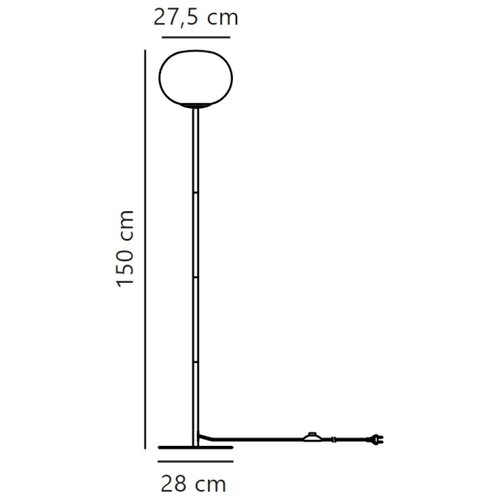Nordlux Stojeća lampa ALTON 1xE27/25W/230V zlatna Slike