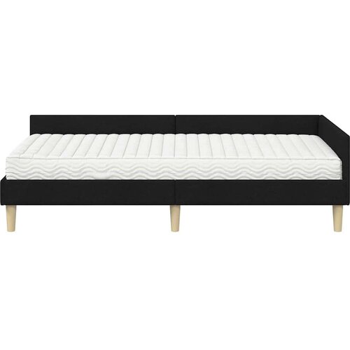  Kutni krevetni okvir s madracem Ostalo 2 pcs Zelena tkanina Slike