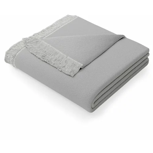 AmeliaHome Svijetlo siva deka s dodatkom pamuka Franse, 150 x 200 cm