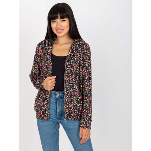 RUE PARIS Sweatshirt-RV-BL-8121.29-black-yellow Slike
