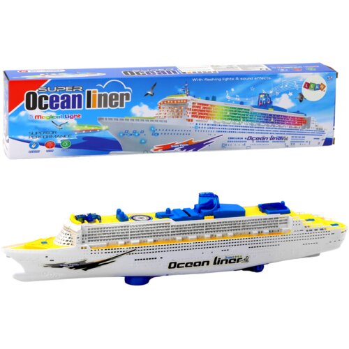 Passenger Cruise Ship Driving Lights Sounds Cene