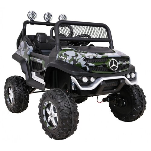  Licencirani auto na akumultor Mercedes BENZ UNIMOG S - moro Slike