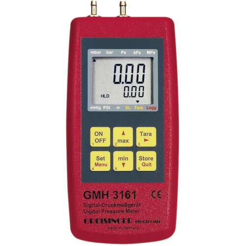 Greisinger Merilnik tlaka GMH 3161-01 za zračni tlak\, neagresivne pline in korozivne pline -0.001 - 0.025 bar, (20634214) Cene