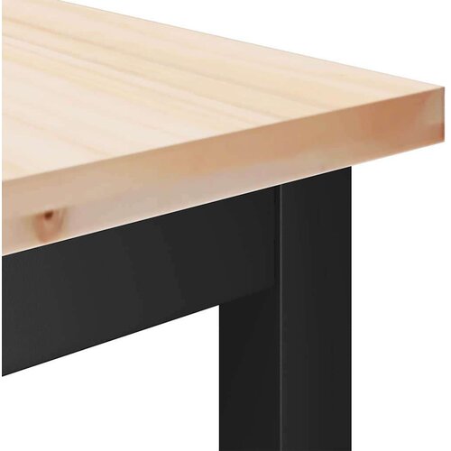  Klupa za blagovanje Prirodna 100 x 32 5 x 49 cm Slike