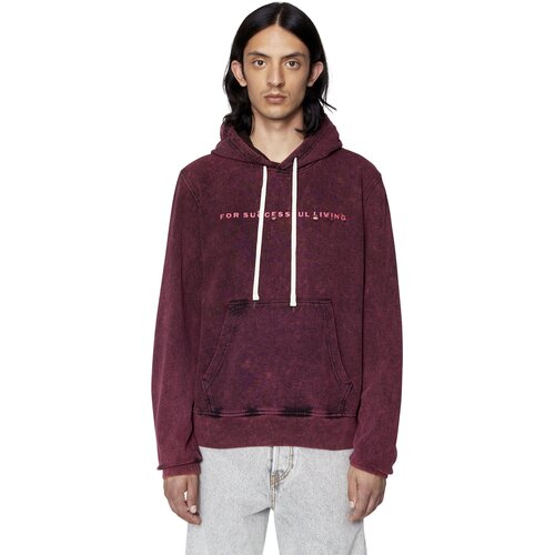 Diesel Sweatshirt - S-GINN-HOOD-E1 SWEAT-SHIRT purple Cene