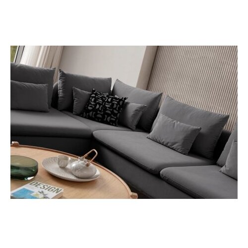 Atelier Del Sofa Kutna sofa Flexy L, 285 x 285 x 100 cm, Antracit Slike