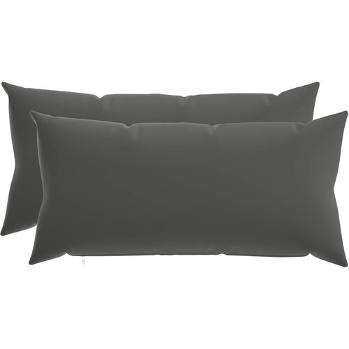  Presvlaka za jastuk 2 pcs HEERLEN Antracit 40 x 80 cm Poliester Cene