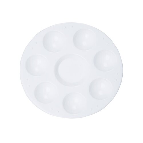  Slikarska paleta okrugla 12 cm (Plastična slikarska paleta) Slike