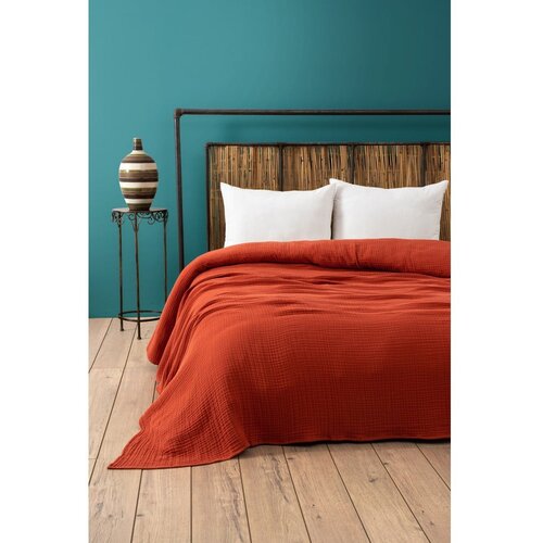  Opečnato pregrinjalo iz muslina 220x250 cm Muslin &amp;ndash; Slike