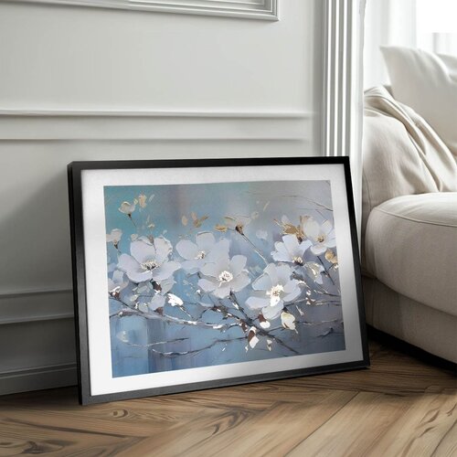 Zidni poster sa ekstra efektom - nordic bloom Slike