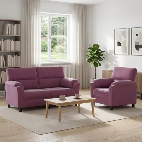  Set sofe 2 pcs Ljubičasta Bar&scaron;un - Ljubičasta Jednostruka + Dvostruka (140 cm) Cijene