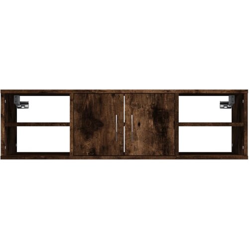 Zidna polica boja hrasta 102x30x29 cm od konstruiranog drva Slike