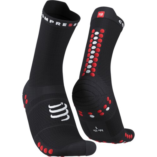 Čarape Compressport PRS V4.0 Run High Black/Red - T1 Cijene