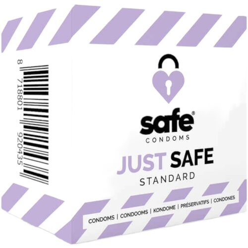 SAFE Just - standardni, vanilijev kondom (5 kosov) Slike