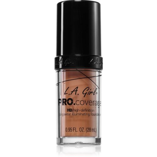 L.A. Girl Cosmetics PRO. Coverage tekoči puder za osvetljevanje odtenek Warm Beige 28 ml Cene