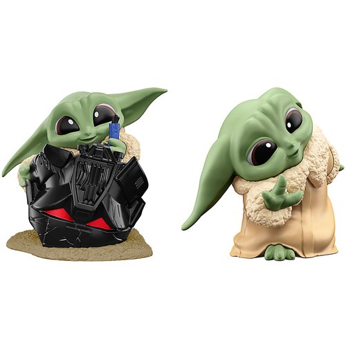 Hasbro Komplet 2 figuric Grogu Helmet Hijinks/Peek A Boo Star Wars The Bounty Series 5, Ve?barvno, (21552566) Cene